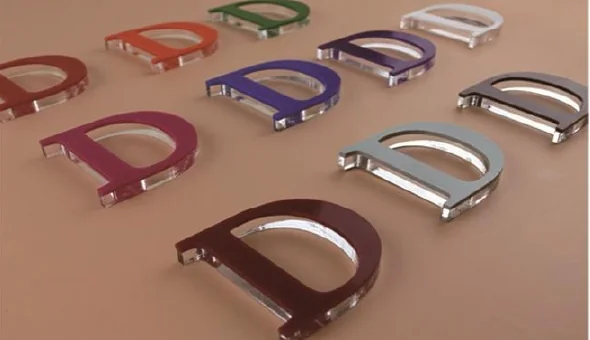 Acrylic Letters example from the company profile