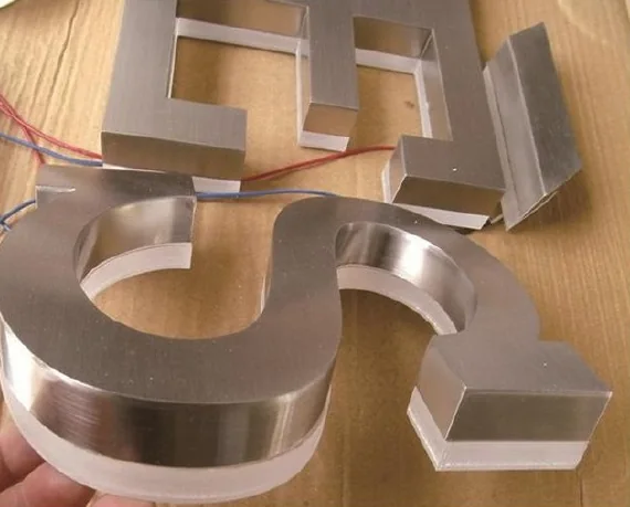 Metal Letters example from the company profile